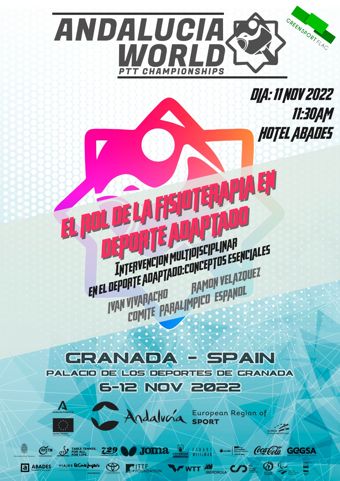 ￼ Jornadas de formación en el Andalucía World PTT Championships 2022